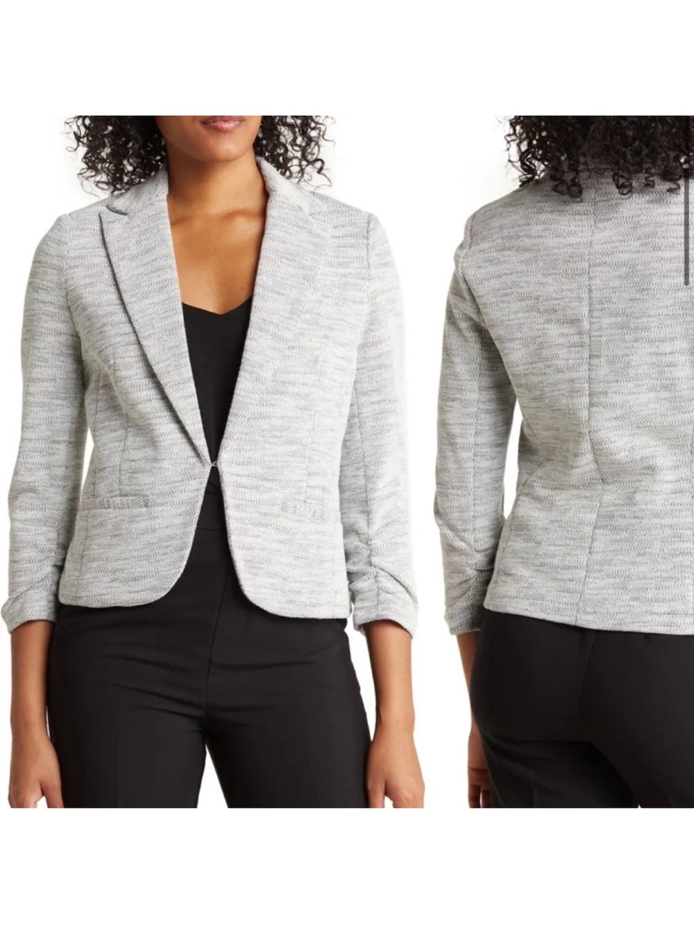 Amanda & Chelsea Light Gray Blazer
